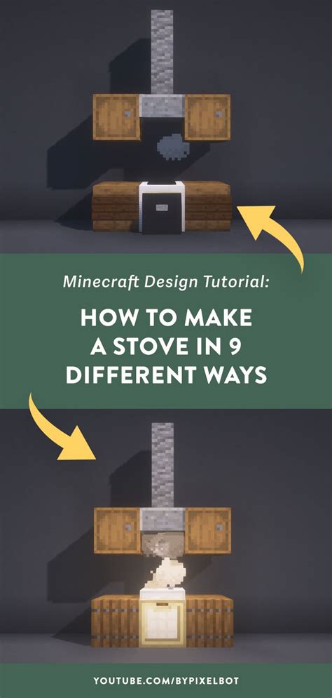 How To Make A Stove In 9 Different Ways Minecraft Stove Ideas