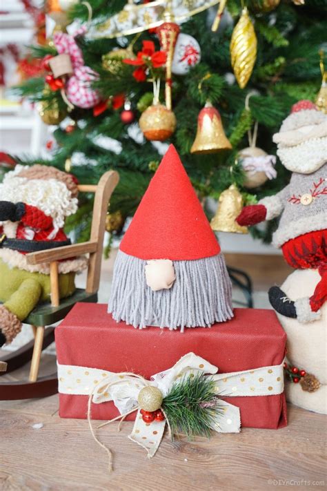 Diy Toilet Paper Roll Gnome Christmas Decoration Diy And Crafts