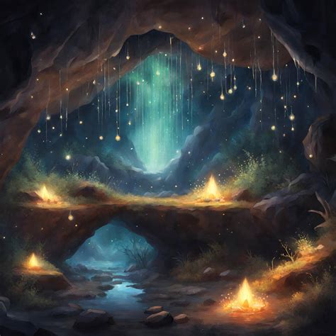 Magical Cave by MagicalWorldOfArtPic on DeviantArt