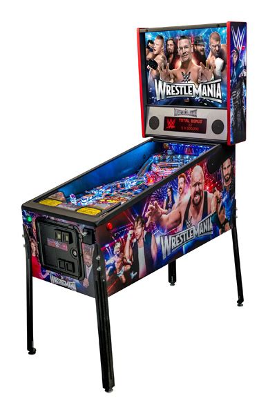 Wwe Wrestlemania Pinball Machine Arcade Party Rental Los Angeles