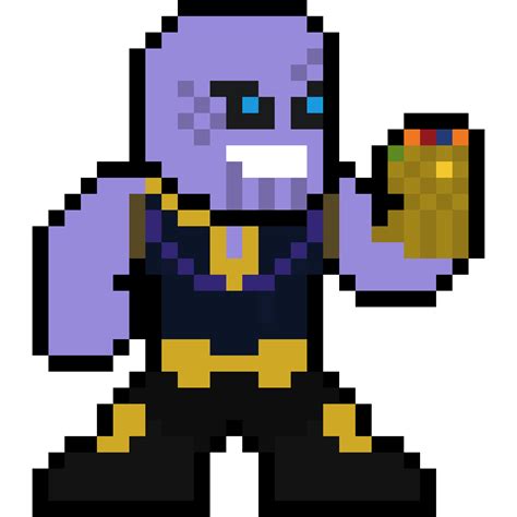 Thanos Pixel Art Pokemon Pixel Art Perler Bead Art