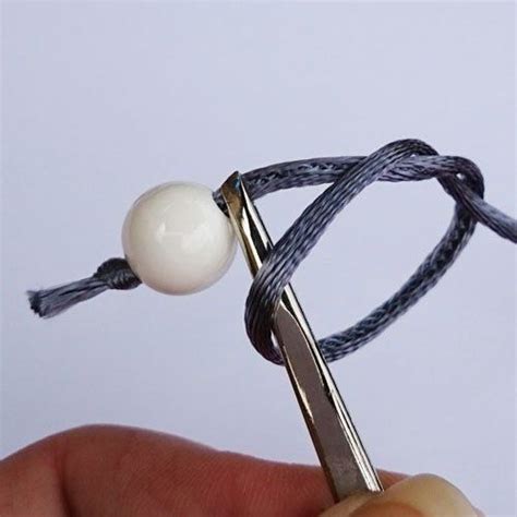 How To Tie An Overhand Knot In Between Beads Thanks Goldenagebeads