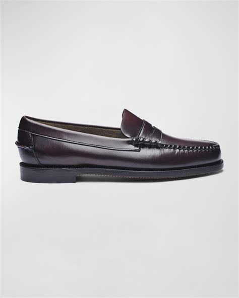 Sebago Classic Dan Leather Penny Loafers Neiman Marcus