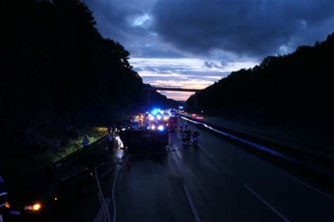 Fw Do Schwerer Verkehrsunfall Auf Der Bab Fahrtrichtung Frankfurt