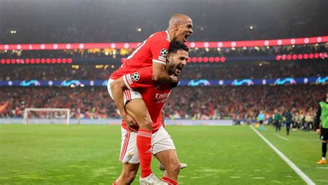 Benfica aplastó a Brujas y sacó pasaje a los cuartos de final de la