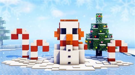 Minecraft Christmas Snowman Minecraft Crafts Minecraft Christmas Minecraft Decorations