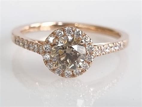 Kt Pink Gold Ring Ct Diamond Diamonds Catawiki