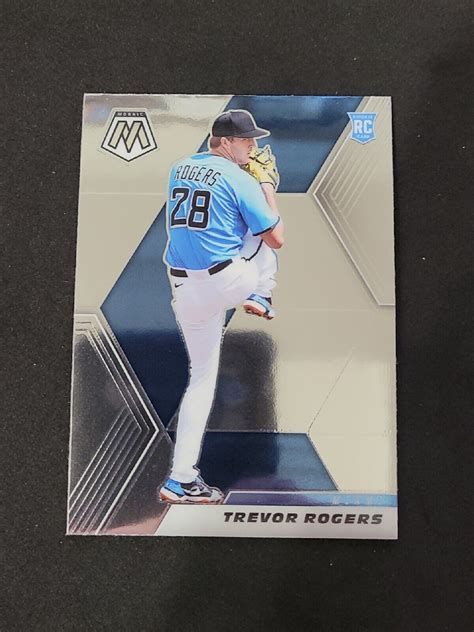 Mosaic Base Rookies Rc Trevor Rogers Miami Marlins Ebay