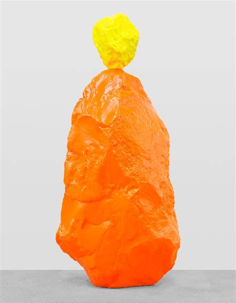 Yellow Orange Monk UGO RONDINONE