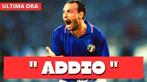 La morte Totò Schillaci piange per il dramma Addio YouTube