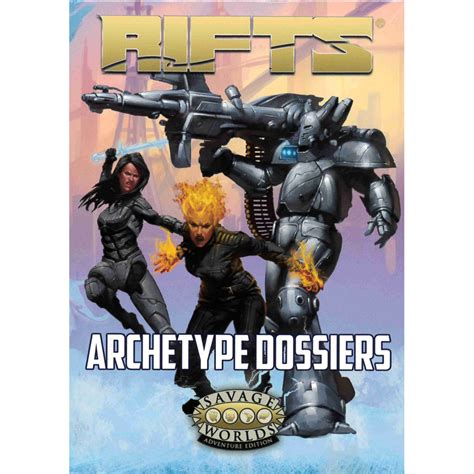 Rifts For Savage Worlds RPG Archetype Dossiers Box Set 1 Roleplaying