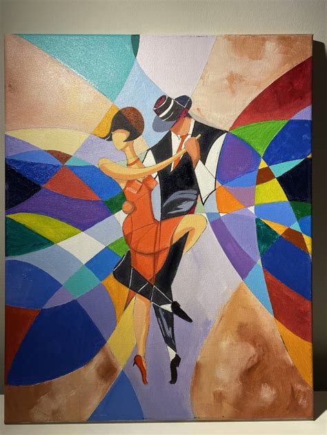 Argentina Tango Painting by Raed Al Rawi | Saatchi Art