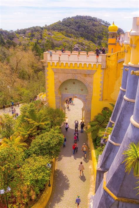 Sintra Marco De Portugal Pal Cio De Pena Fotografia Editorial