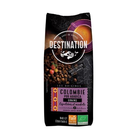 Café Colombie Pur Arabica Equitable Grains Destination Bio