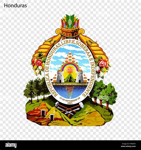 Symbol of Honduras. National emblem Stock Vector Image & Art - Alamy