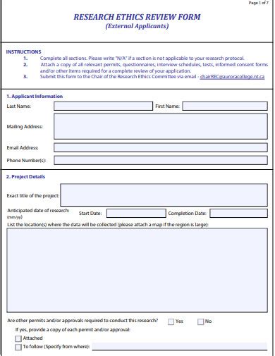 Data Clarification Form Template Clinical Trials