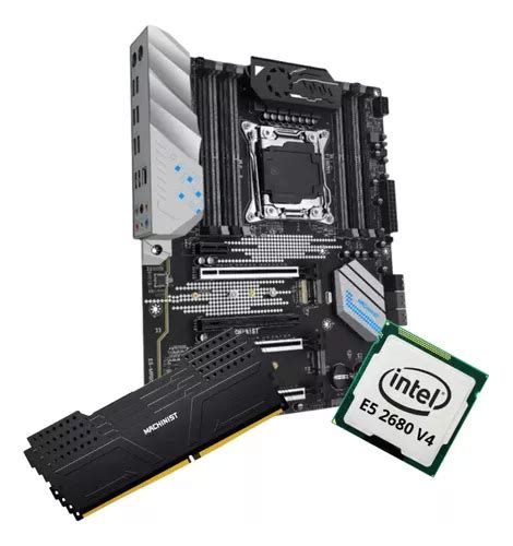 Kit Gamer Placa Mãe Machinist X99 Mr9s Xeon E5 2680 V4 64gb