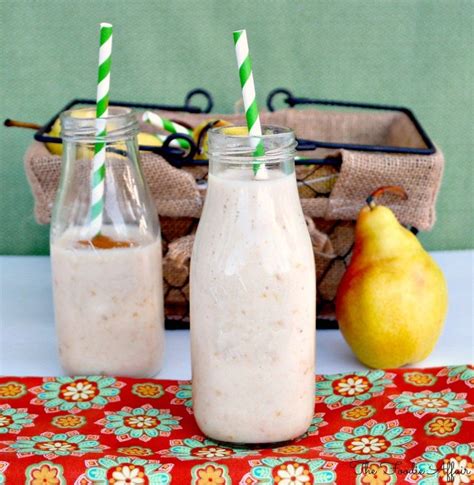 Pear Smoothie With Banana And Cinnamon Recipe Pear Smoothie