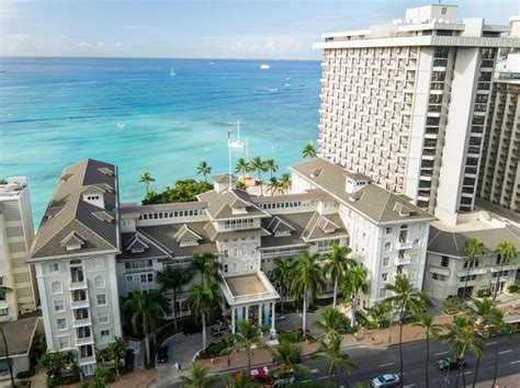 Moana Surfrider, A Westin Resort - aerial view | Waikiki beach hotels ...