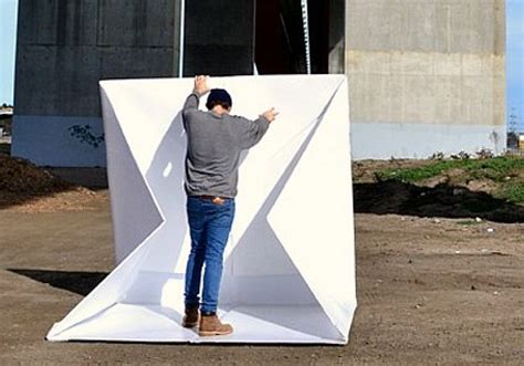 35 Pound Foldable Compact Shelter Provides Lightweight Disaster Housing