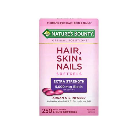 Vitamina Hair Skin And Nails 250 Softgels Convictas Beauty