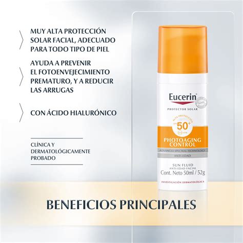 Eucerin Sun Antiedad Fluido Fps 50x50 Farmacia Del Siglo