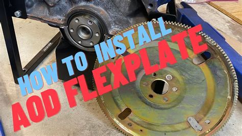 How To Install AOD Flexplate YouTube