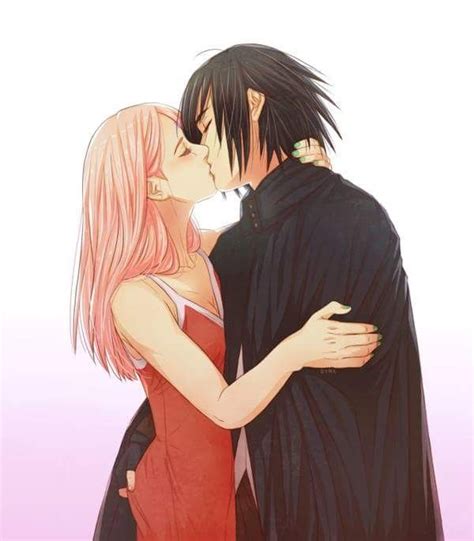 Uchiha Couple Sakura And Sasuke Sakura E Sasuke Sasusaku Sasuke