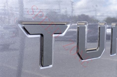 Matte Black Emblem Compatible TOYOTA 2022 2023 TUNDRA Tailgate Letters