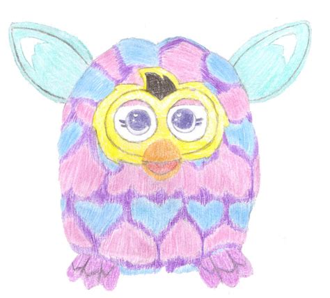 A Drawing Of One Of My Furbies 2014 By Airbusb737 On Deviantart