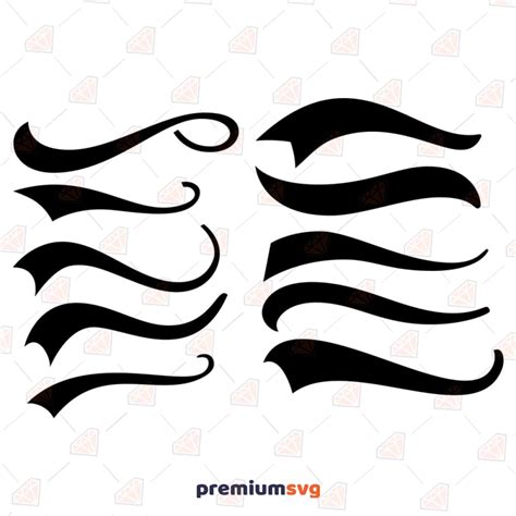 Baseball Tail Svg Vectror Bundle Baseball Swoosh Svg Premiumsvg