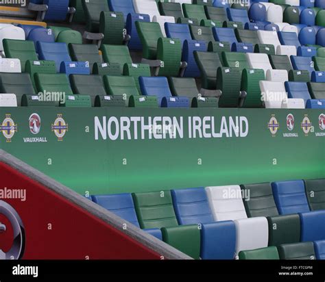 National Football Stadium Belfast Northern Ireland Th March