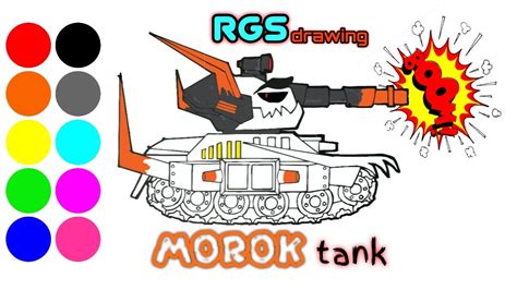 Cara Menggambar Tank Morok Homeanimations Tank Super Keren Dan Mewarnai Kartun Tentang Tank