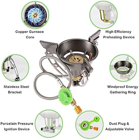 Brs Camping Backpacking Stove Propane Butane Camp Kitchen Portable Gas