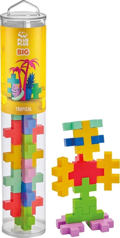 Plus Plus 15 Kreativ Bausteine BIG Tropical Ab 8 39 Preisvergleich