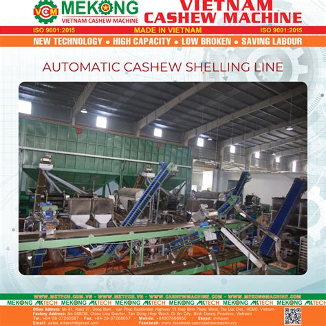 Automatic Cashew Shelling Line