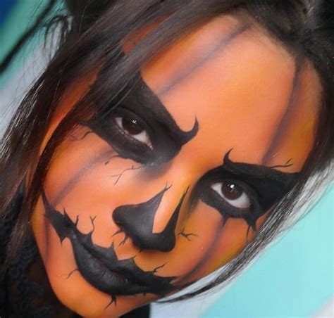 Scary Pumpkin Face Paint Ideas