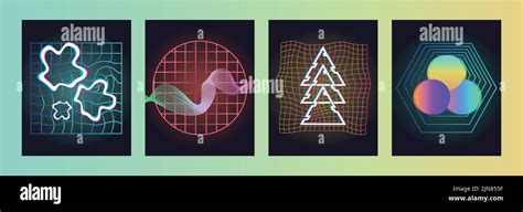 Neon grid set Stock Vector Image & Art - Alamy