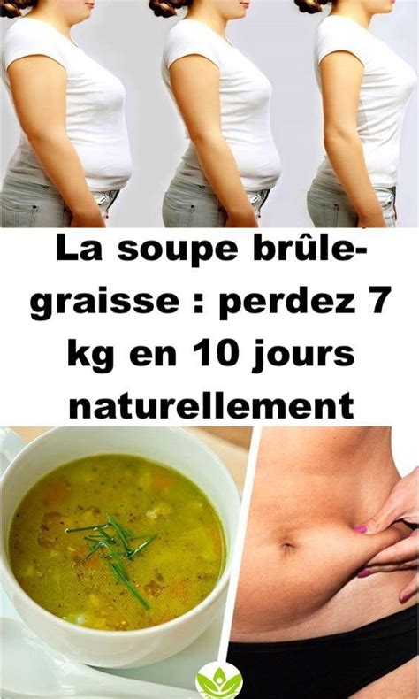 La soupe brûle graisse perdez 7 kg en 10 jours naturellement