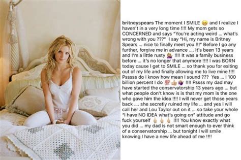 Il Post Di Britney Spears Contro La Madre Lynne Dago Fotogallery