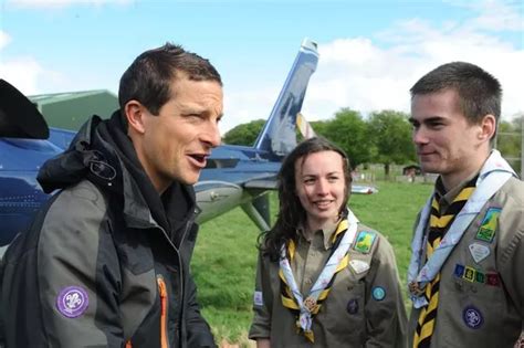 Chief Scout Bear Grylls Visits Liverpool To See Local Scouts Break