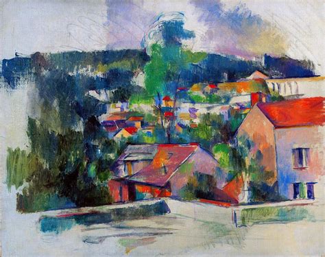 Landscape Painting by Paul Cezanne - Fine Art America