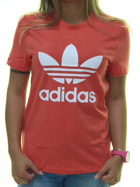 Blusinha Feminina Adidas Trefoil Estampada Manga Curta Tomate Home