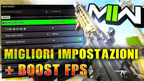 MODERN WARFARE 2 MIGLIORI IMPOSTAZIONI BOOST FPS CONTROLLER