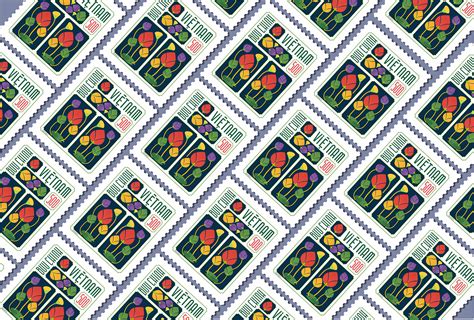 Vietnam postage stamps on Behance