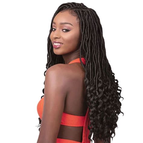 Cabelo Duda Faux Locs Goddess Curl Ser Mulher 65cm 320 Gramas Aplique