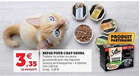 Offre Repas Pour Chat Sheba Chez U Express