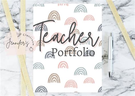 Teacher Portfolio Teaching Portfolio Educational Portfolio Classroom Organization Teacher ...