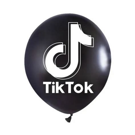 Globo De Latex Tuky Impreso Tik Tok