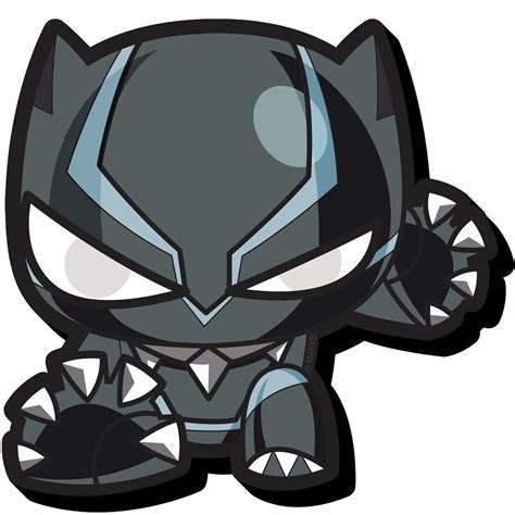 Black Panther Chibi Funky Chunky Magnet - Entertainment Earth